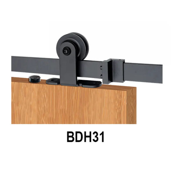 Cal-Royal BDH31 — Top-Mount Single-Wheel Barn Door Hardware (Wood), 6′6″ or 8′0″
