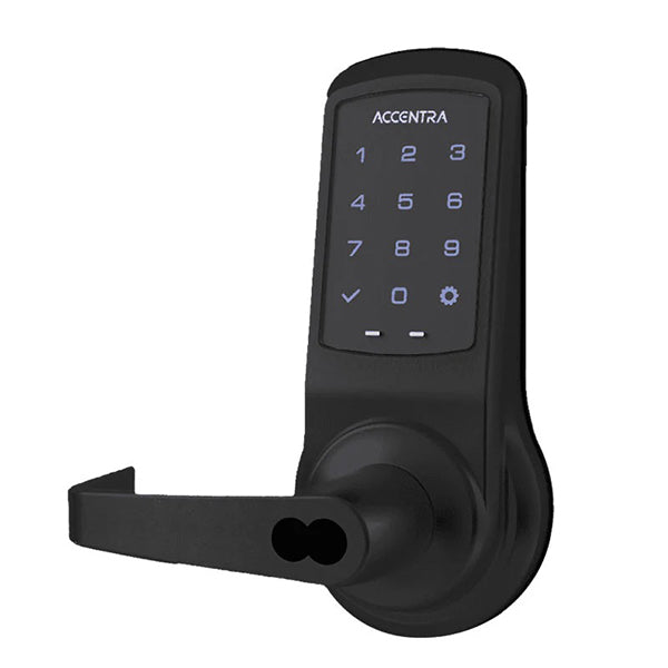 Accentra (Formerly Yale) B-AU-NTB623-NR nexTouch Capacitive Touchscreen Keypad Cylindrical Lock, SFIC Prep, Augusta Lever
