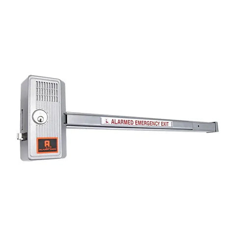 Alarm Lock Sirenlock 700 / 710 — 33″ Alarmed Panic Exit Device, US28, Standard & Weatherproof