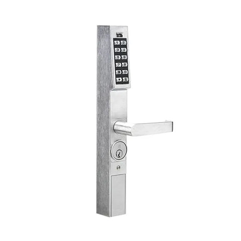 Alarm Lock Trilogy DL1200 — Narrow Stile Keypad Lever Trim (PIN, 100 Users)