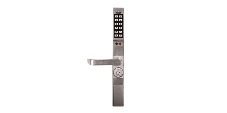 Trilogy Keypad Computer Alarm Lock Trilogy DL1300 — Narrow Stile Keypad Trim, 26D/10B, 2,000 U ...