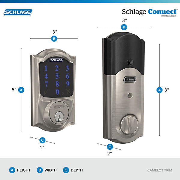Schlage Connect™ Smart Deadbolt, Z-Wave Plus
