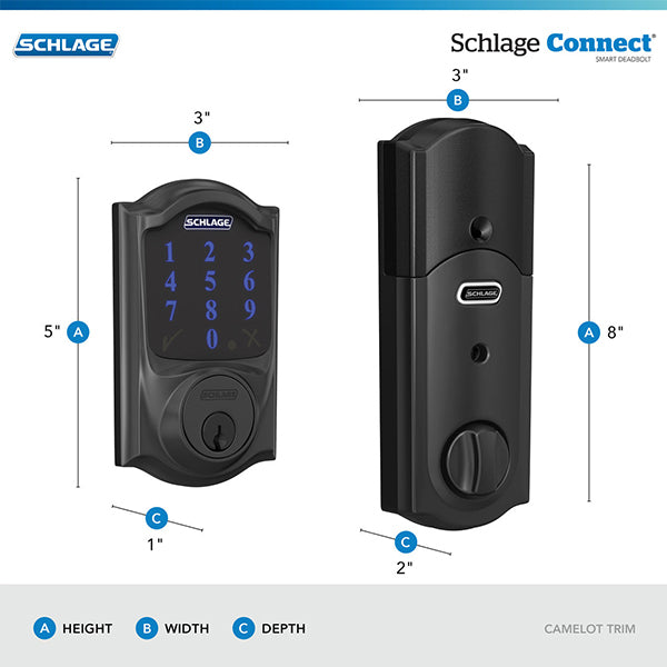 Schlage Connect™ Smart Deadbolt, Z-Wave Plus