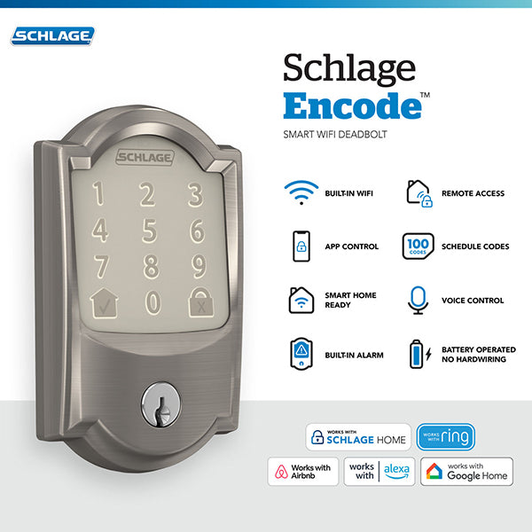 Schlage Encode™ Smart WiFi Deadbolt