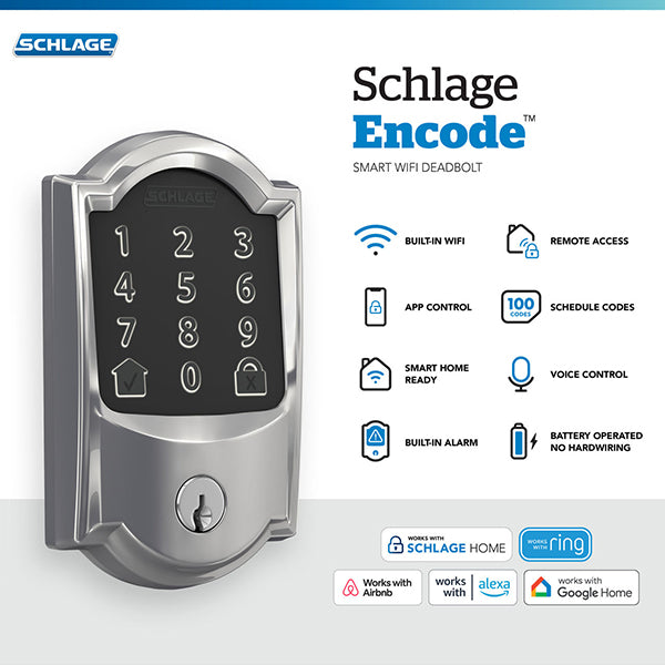 Schlage Encode™ Smart WiFi Deadbolt