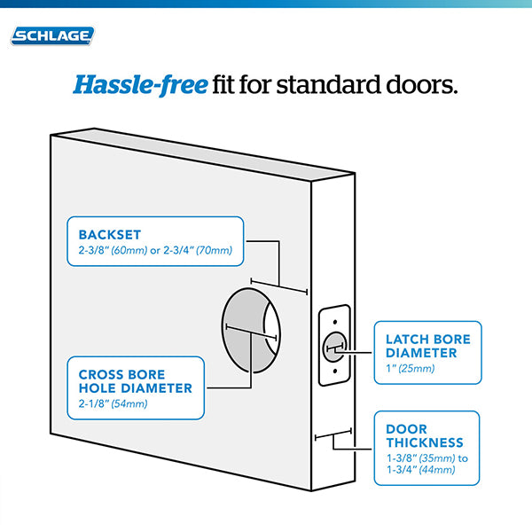 Schlage Encode™ Smart WiFi Lever with Latitude Lever
