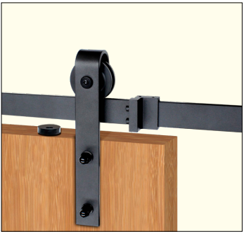 Cal-Royal BDH30 — Surface Strap-Wheel Barn Door Hardware (Wood), 6′6″ or 8′0″