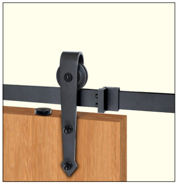 Cal-Royal BDH32 — Surface-Mount Arrowhead Barn Door Hardware (Wood), 6′6″ or 8′0″