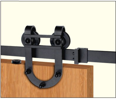 Cal-Royal BDH34 — Surface-Mount Horseshoe Barn Door Hardware (Wood), 6′6″ or 8′0″