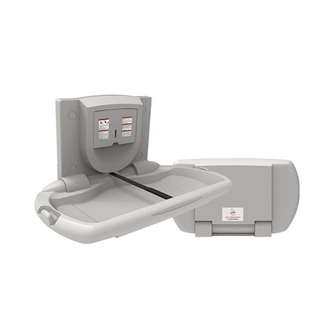 ASI - 9012 Baby Changing Station, HORIZONTAL – PLASTIC, Surface Mounted