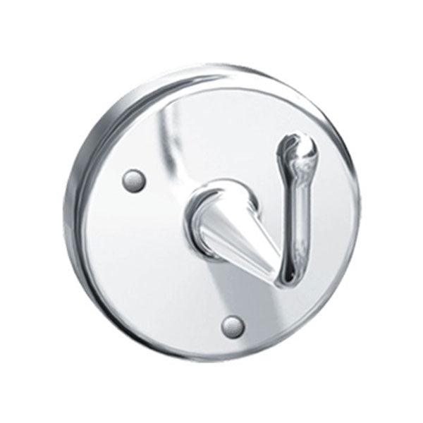 ASI - 0751-A Robe Hook (Heavy-Duty) – Surface Mounted (Exposed), Satin Chrome Plated Brass