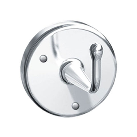 ASI - 0751-A Robe Hook (Heavy-Duty) – Surface Mounted (Exposed), Satin Chrome Plated Brass