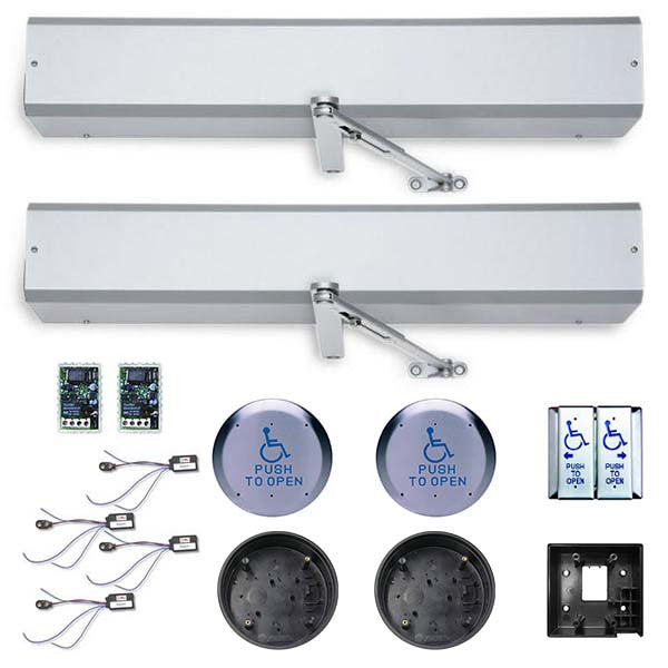 Falcon 8200 Automatic Operators & Round Switches Bundle for Vestibule