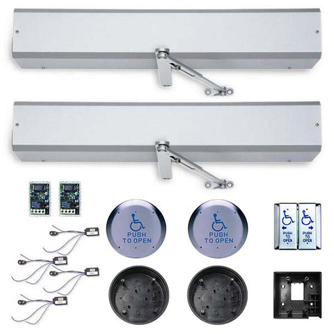 Falcon 8200 Automatic Operators & Round Switches Bundle for Vestibule