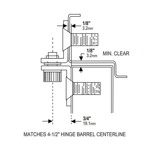 Adams Rite Reinforcing Pivot Diagram