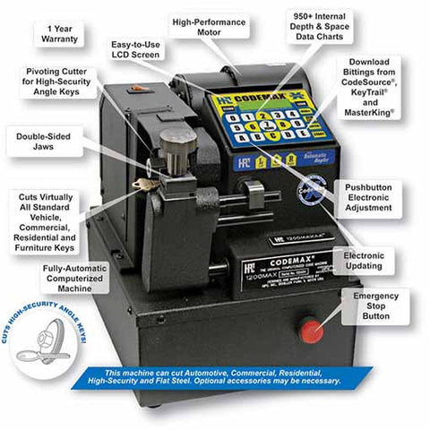 HPC CodeMax® Key Cutting Machine