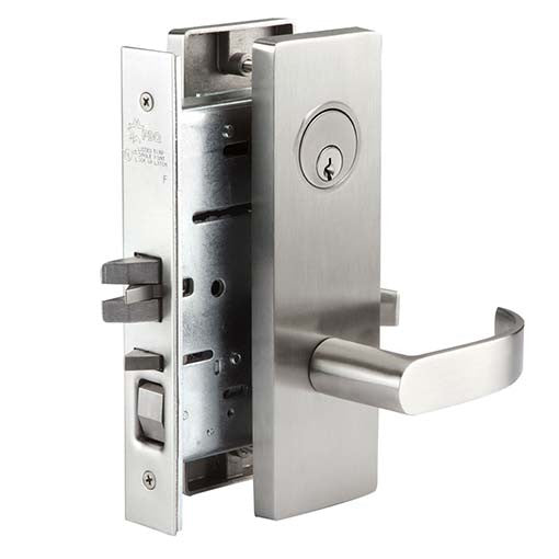 Schlage Series Schlage Series Mortise Locks Satin Stainless Steel Right-Handed Keyed Entry | L9453LB RH 134