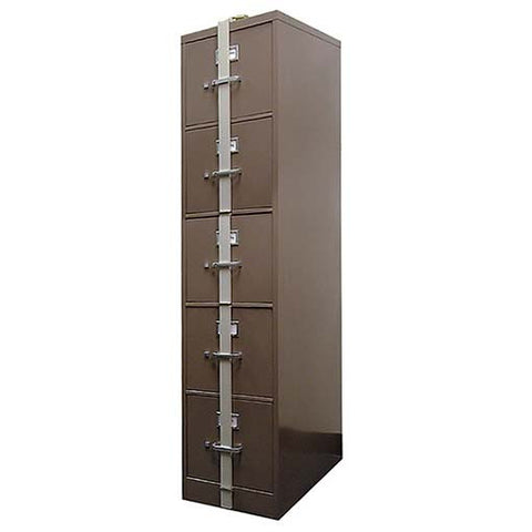 HPC Security Locking Bars for 5 Drawer File Cabinet