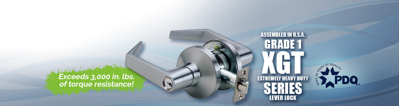 Commercial Doors, Commercial Door Hardware, PDQ XGT Extremely Heavy Duty Cylindrical Locks